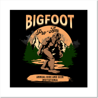 Bigfoot Pro-Am Hide and Seek Invitational Posters and Art